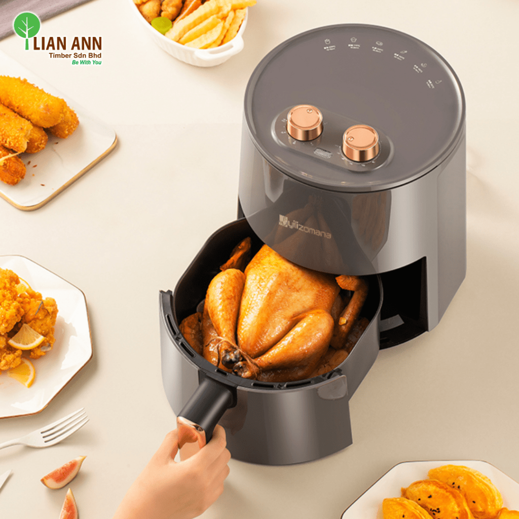 YILIZOMANA 4.8L Analog Air Fryer (Grey) Lian Ann Online